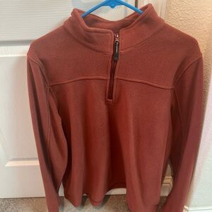 Roper Women's Brick Red Zip-Up Sweater
